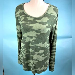 Long sleeved camouflage shirt
